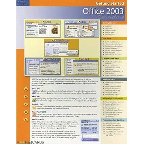 Fastcard: Office 2003: New Features (Fastcards)