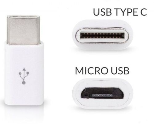Adaptateur 8/30 pin USB Micro Type C pour iPhone iPad, Modele: USB Type C M vers Micro USB F