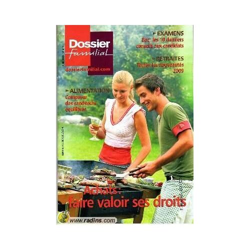 Dossier Familial  N° 413 : Achats:Faire Valoir Ses Droits