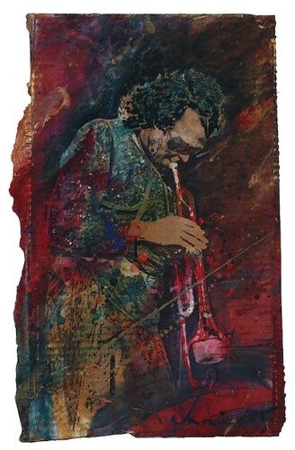 Miles Davis 1 - Digigraphie De L'oeuvre De Patrice Varin - Format 30 X 40 Cm Sur Papier Hahnemuhle Photo Rag 308 Gr - Tire En 50 Ex Numerotes Et Signes Par Le Peintre