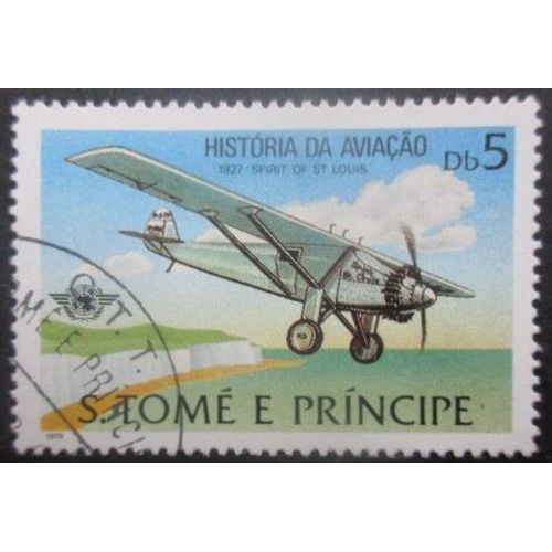 St Thomas Et Prince N°574 Avion Oblitéré
