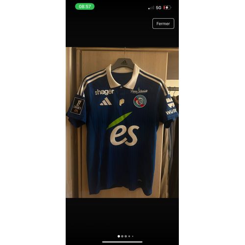 Maillot Domicile Authentique R.C Strasbourg Alsace Saison 2024-2025 Édition Exclusive Bakwa - 26