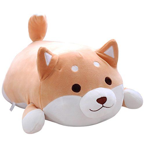 Shiba Inu Dog Plush Pillow Cute Corgi Akita Stuffed Animals Doll Toy Gifts For Valentines Gift Christmassofa Chair Brown Round Eye 228