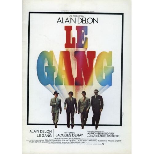 Le Gang - Jacques Deray - Alain Delon - Dossier De Presse N° 1