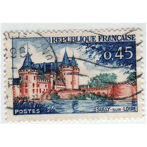 France 1961-62 - Y&t N°1313 - 45c - Sully Sur Loire - Oblitéré