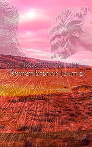 Angel Landscape Themed Celebration Of Life Remembrance Blank Journal