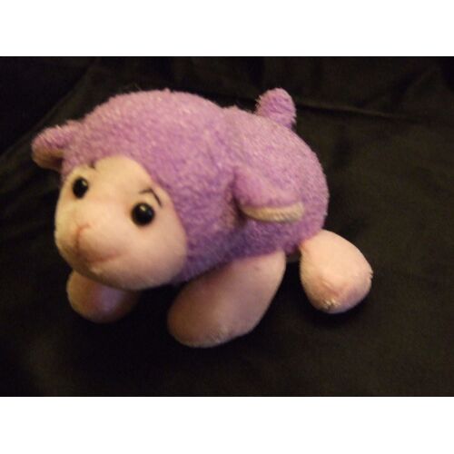 Mouton Buffalo Grill Doudou Peluche Rose Mauve Violet 15 Cm