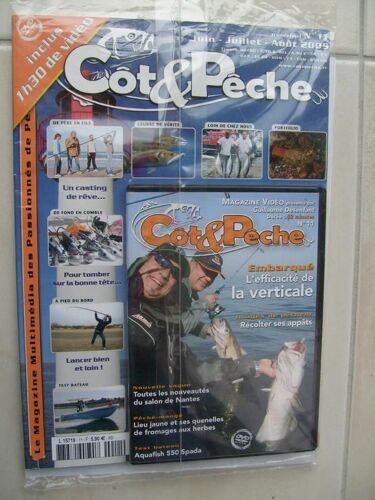 Cote Peche + Dvd N°11   N° 11 : Nouvelle Vague.Peche Mange.Test Bateau.
