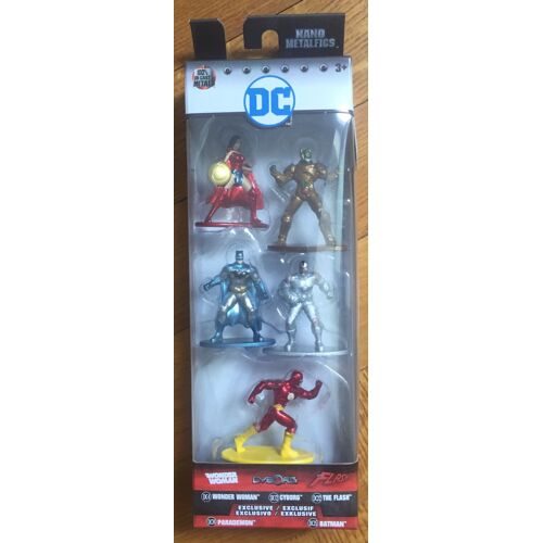 Figurine Dc Nano Metalfigs, Wonder Woman, Superman, Supergirl, Cyborg, Flash, Aquaman, Parademon, Lex Luthor, Batman, Comics, Super Héros