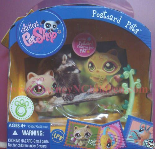 Petshop Raton Laveur Postcard # 1354