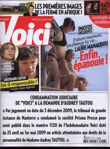 Voici   N° 1158 : Bertrand Cantat Est-Il  Responsable ?  Un Psy Nous Répond