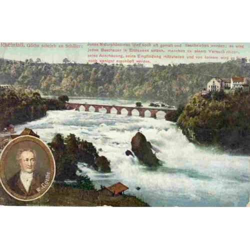 Rheinfall Göthe Schrieb An Schiller