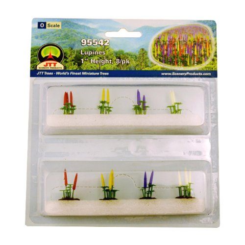 Jtt Scenery Products Flowering Plants Lupines O Scale Hobby Train Sceneries
