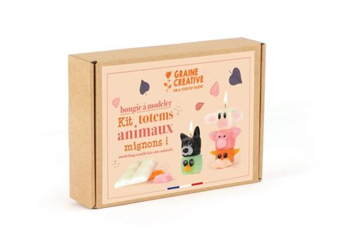 Graine Creative Kit Bougie Totem A Modeler