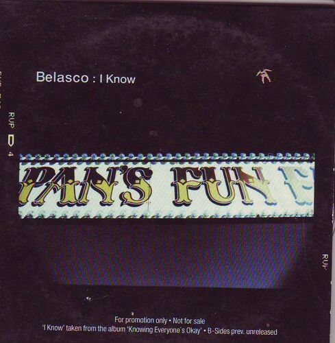 Belasco (I Know) Cd 3 Titres