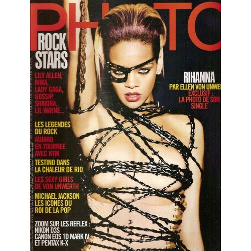 Photo   N° 000464 : Rihanna, Ellen Von Unwerth, Michael Jackson (10 Pages) Ntm, Joey Starr,  Kool Shen, Rock Stars, Lily Allen, Mika, Lady Gaga, Gossip, Shakira, Lil Wayne, Mario Testino, Katy Perry