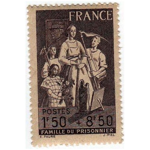 France 1943 - Y&t N°585 - 1f50+8f50 - Au Profit Du Secours De La Famille Du Prisonnier - Neuf