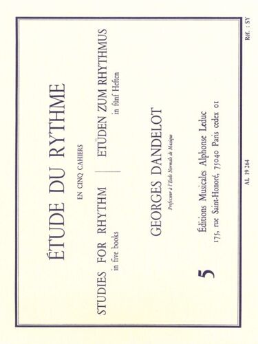 Etude Du Rythme Vol.5 / Recueil