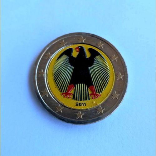 Allemagne 2011 - 2 Euros De Serie - Atelier " G " - Couleur - Farbe- Colorisee - Couleurs - Colored - Color