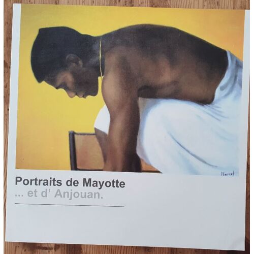 Portraits De Mayotte Et D'anjouan, Peintre Marcel Séjour