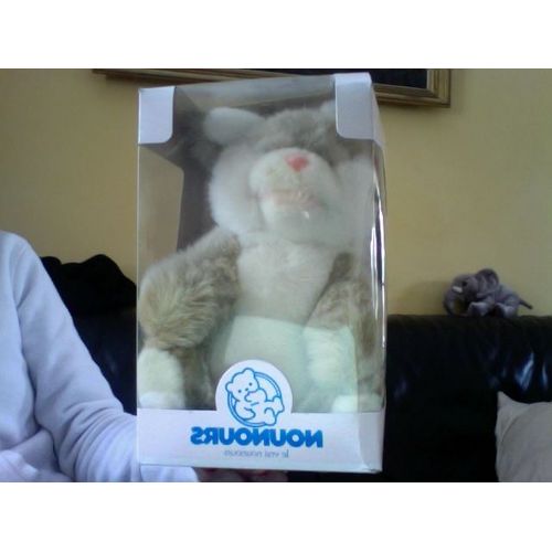 Peluche Lapin Nounours 25cm