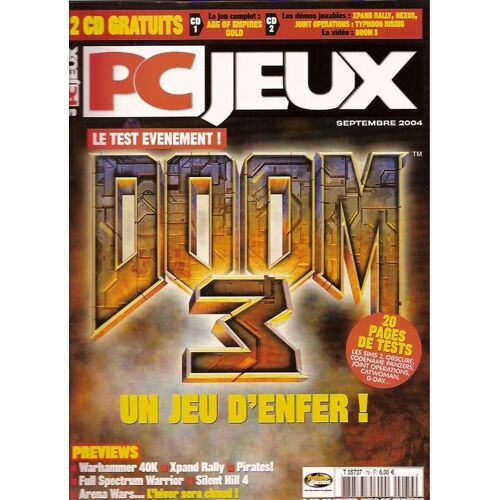 Pc Jeux   N° 79 : Doom 3 - Un Jeu D'enfer!