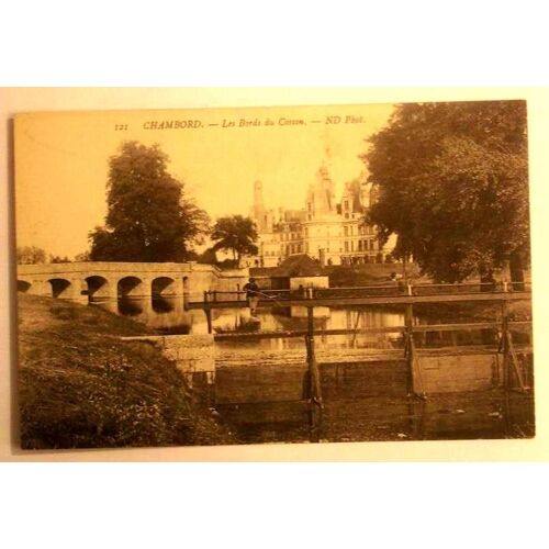Carte Postale Ancienne Loir Et Cher Chambord Les Bords Du Cosson