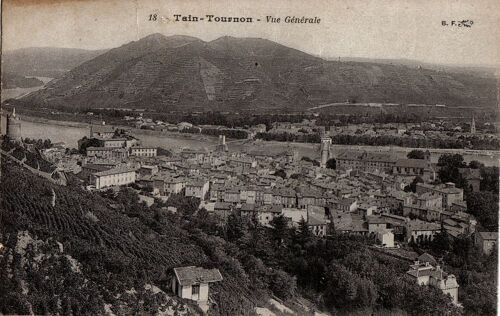 Carte Postale Ancienne, France, Drôme/Ardèche ( 26 Et 07 ), Tain / Tournon, Vue Générale - Texte Du 11/11/1920