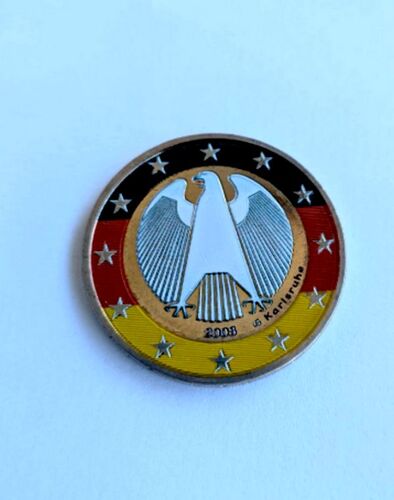 Allemagne 2003 - Karlsruhe - 2 Euros De Serie - Atelier " G " - Couleur - Farbe- Colorisee - Couleurs - Colored - Color