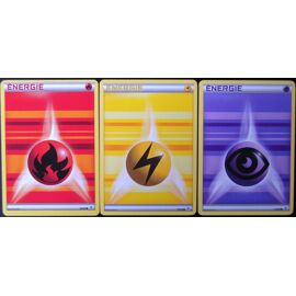 Lot De 3 Energie Générations - Feu + Electricité + Psy