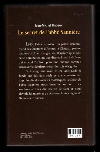 Le Secret De L' Abbe Sauniere