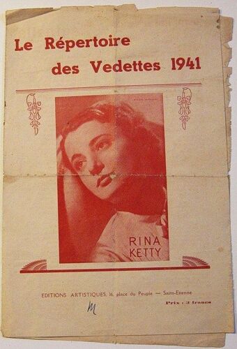 Le Repertoire Des Vedettes
