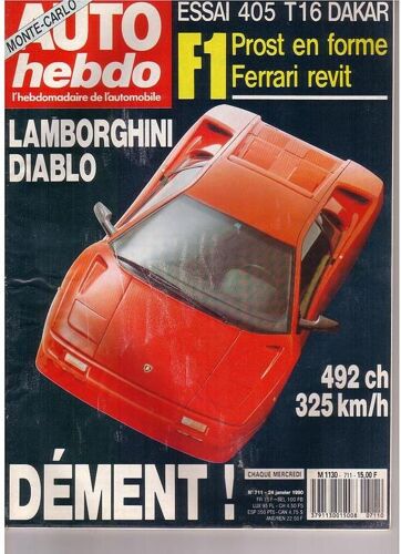 Auto Hebdo N° 711 : Lamborghini Diablo