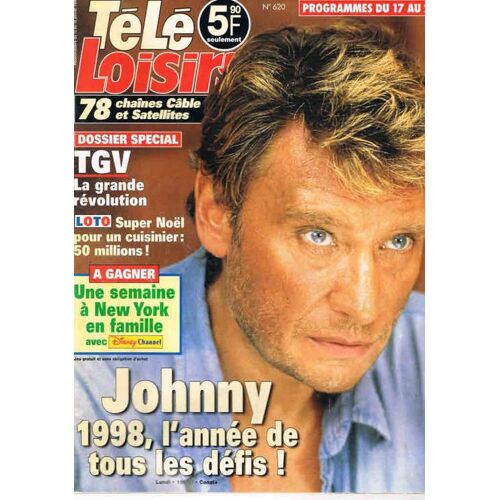 Télé Loisirs   N° 620 : Johnny Hallyday En Couverture