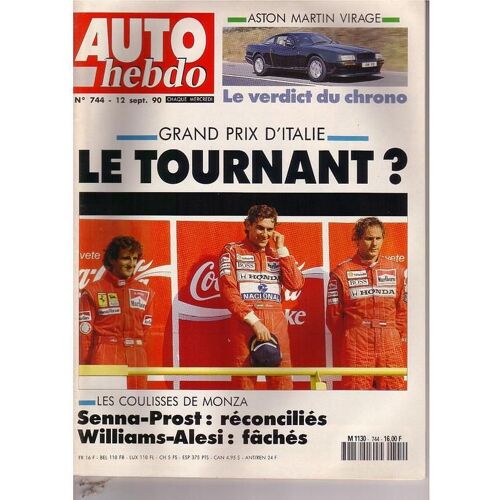 Auto Hebdo N° 744 : Gp D'italie