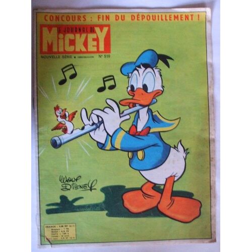 Le Journal De Mickey 1962   N° 519