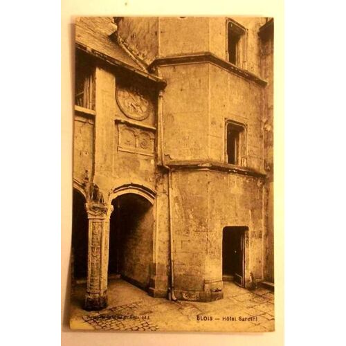 Carte Postale Ancienne Loir Et Cher Blois Hotel Sardini