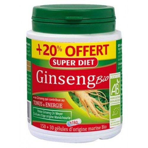Ginseng Panax Bio 150 Gel. Super Diet 