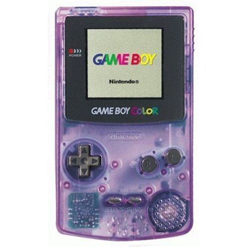 Game Boy Color Atomic Purple Violet Transparent