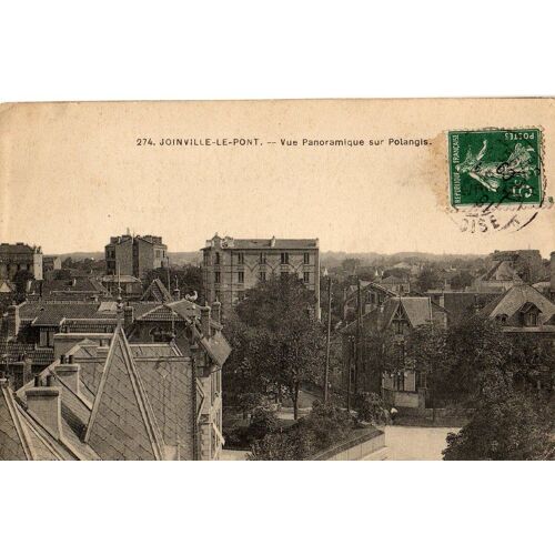 Carte Postale Ancienne- Joinville Le Pont , Vue Panoramique Sur Polangis