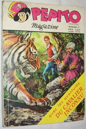 Pépito Magazine  N° 11 : Avec Les Aventures Du Cavalier Inconnu
