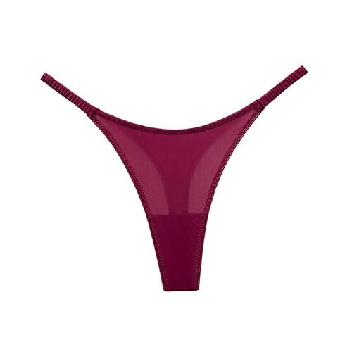 Sous-Vêtements Pour Femmes, Culotte Sexy En Dentelle Extensible Et Douce, Slip Hipster Pour Femmes, Rouge, Taille S, Réf. 1373