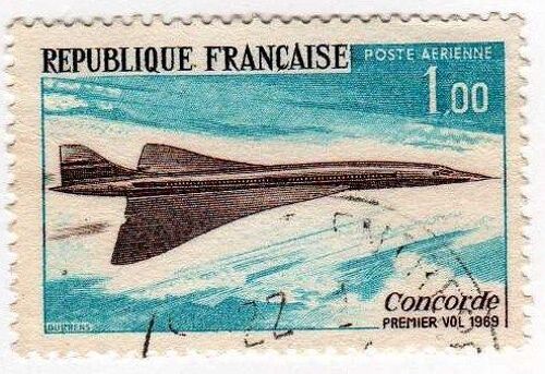 Poste Aérienne 1969 - Y&t N°43 - 1.00 Frs - Concorde - Oblitéré