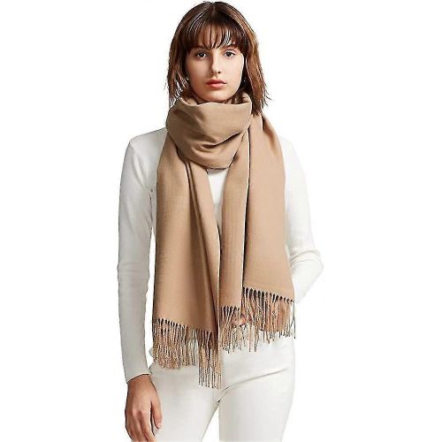 Grand Châle Pashmina Doux Au Toucher Cachemire Pour Femme, Écharpe Légère