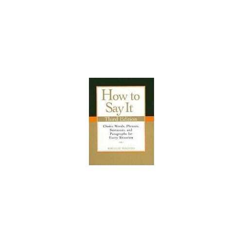How To Say It, Third Edition
