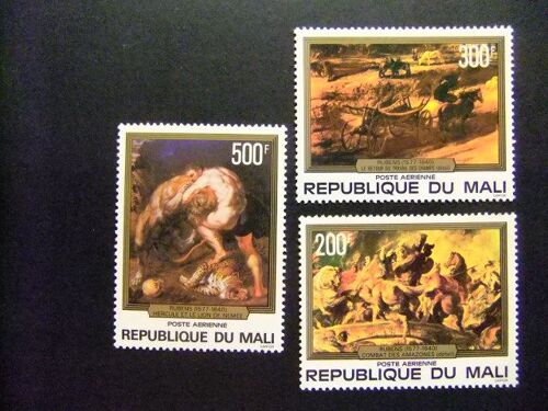 República De Malí Pinturas De Rubens Yvert Pa 315 /17 **Mnh
