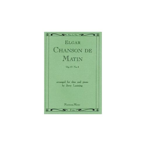 Chanson De Matin Op. 15 No. 2 - Oboe And Piano / Recueil