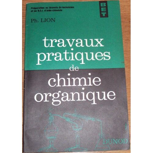 Travaux Pratiques De Chimie Organique