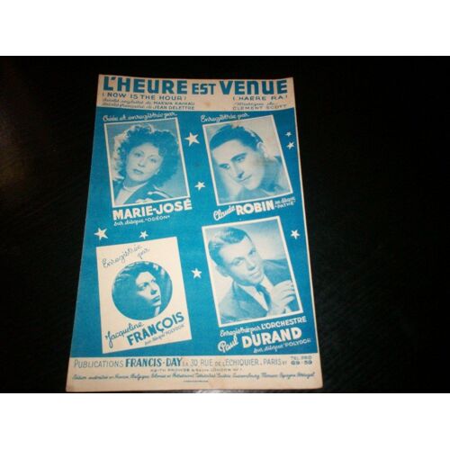 L'heure Est Venue