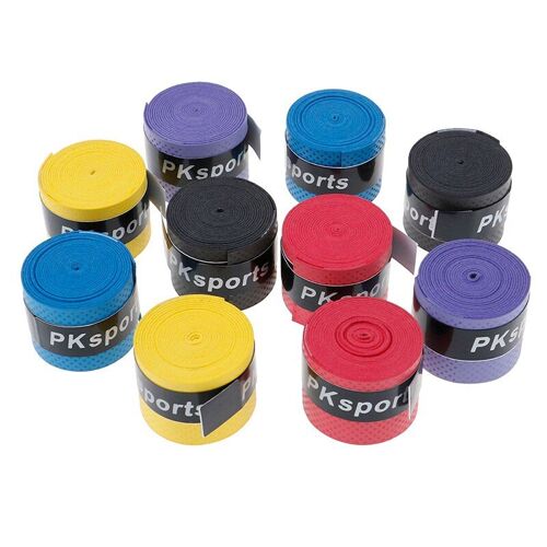 10 Pièces/Lot Aléatoire Anti-Dérapant Raquette Cannes À Poisson Sur Poignées Isolation Bandeau Pour Tennis Badminton Pêche Sport Pêche Outil